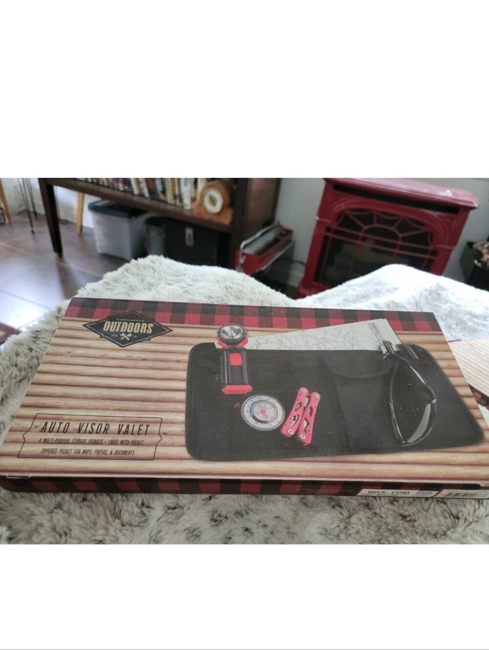 TWO Saddlebred Outdoors Auto Visor Valet - Black - Multi Pockets